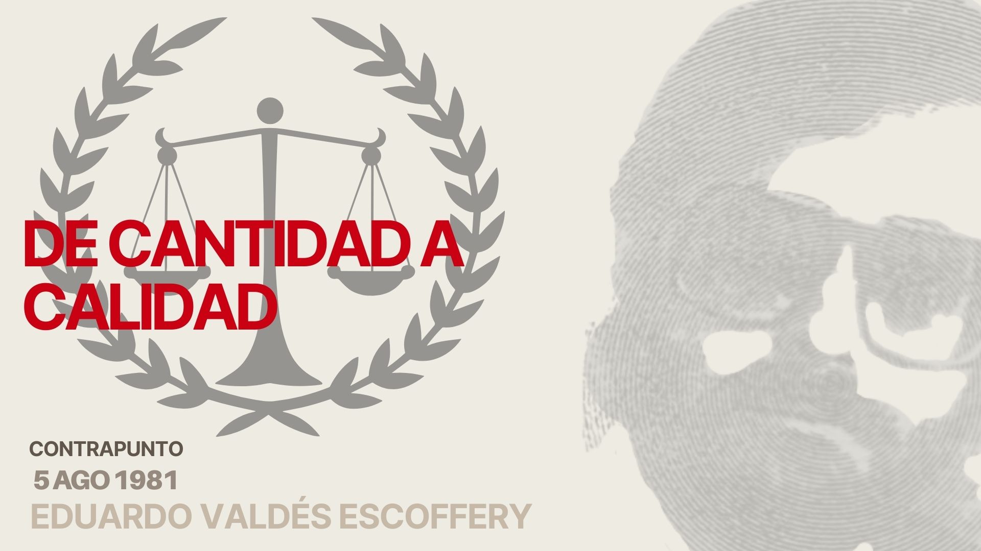 De cantidad a calidad