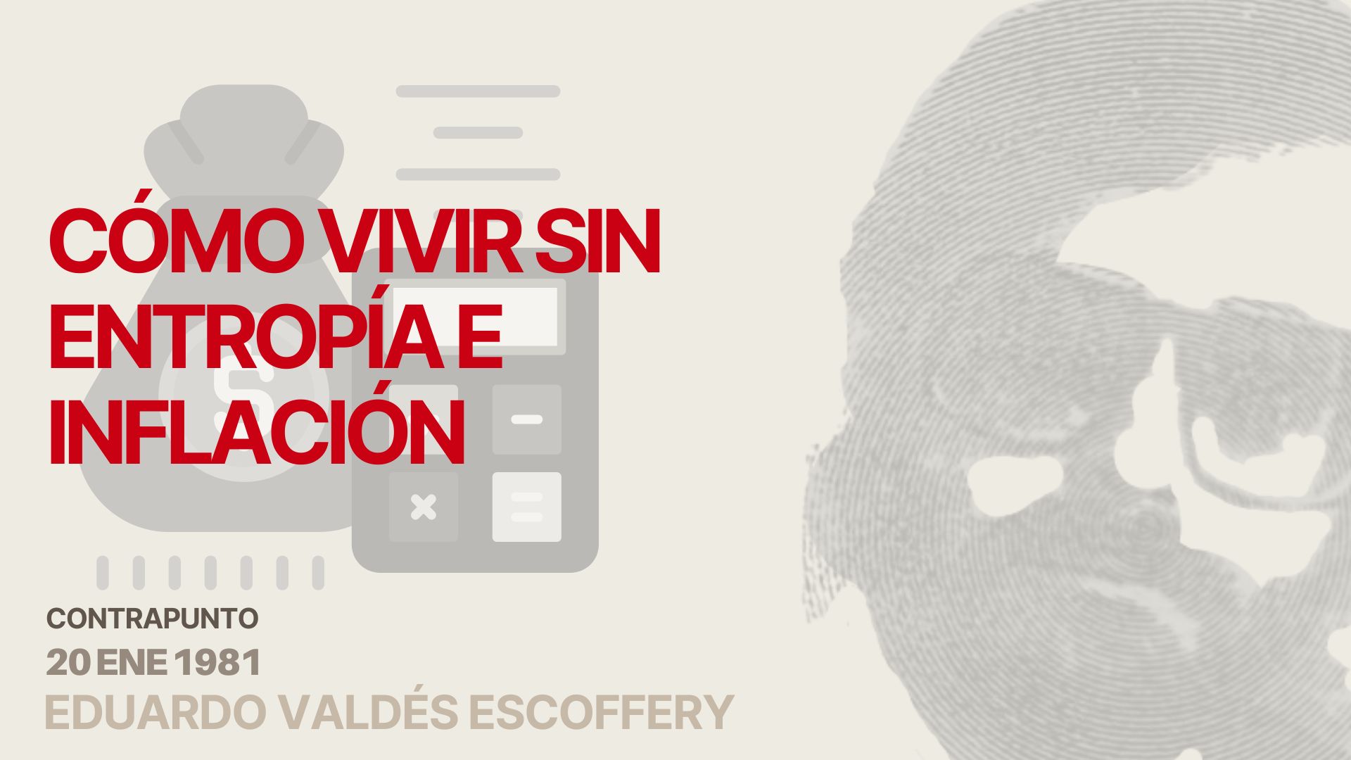Cómo vivir sin entropía e inflación